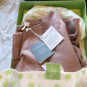Garnet Hill cashmere sweater